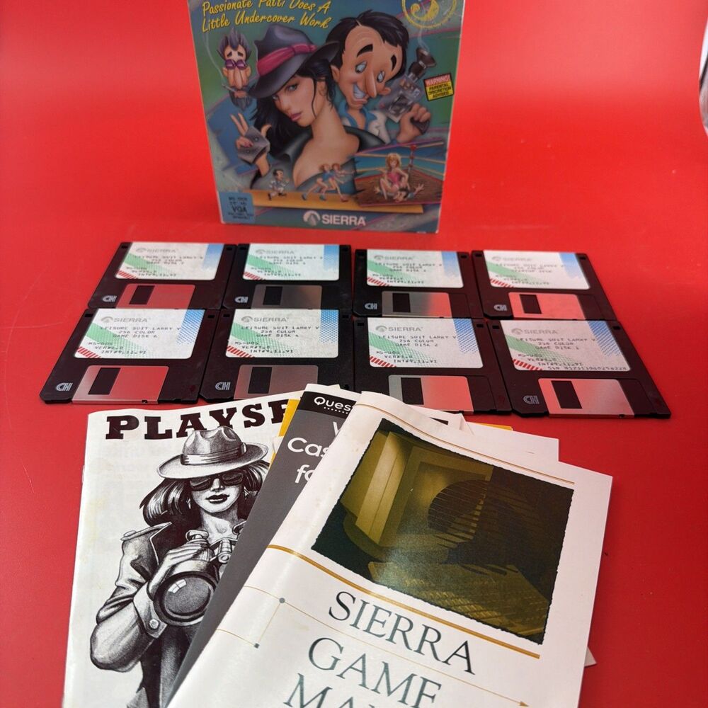 Leisure Suit Larry 5: Passionate Patti Does a Little Undercover PC Boxed Set +